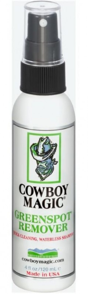 COWBOY MAGIC Greenspot Remover - līdzeklis traipu noņemšanai no apmatojuma suņiem, kaķiem, zirgiem 120ml