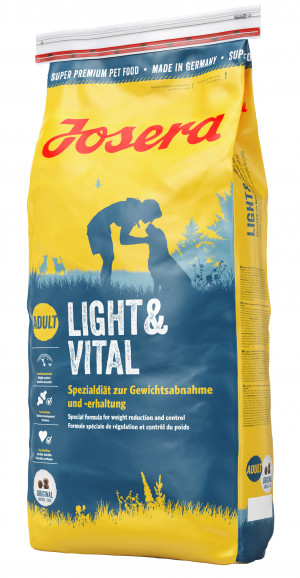 Josera Light & Vital 15kg Cena norādīta par 1 gb. un ir spēkā pasūtot 2 gb.