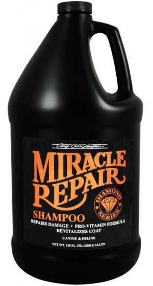 CHRIS CHRISTENSEN Diamond Miracle Repair Shampoo - šampūns suņiem un kaķiem 3,78L