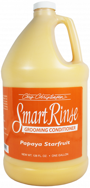 CHRIS CHRISTENSEN Smart Rinse Papaya Starfruit Grooming Conditioner - kondicionieris suņiem un kaķiem 3,78L
