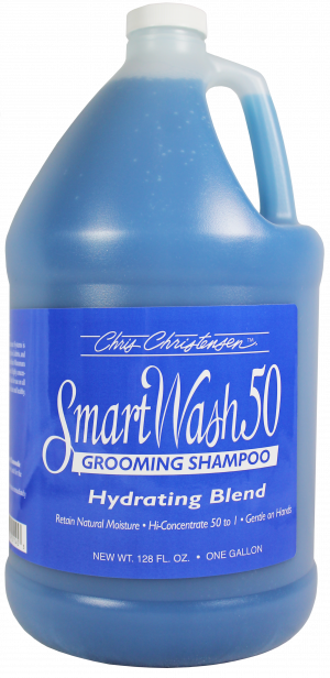 CHRIS CHRISTENSEN Smart Wash 50 Hydrating Blend Grooming Shampoo - šampūns suņiem un kaķiem 3,78L