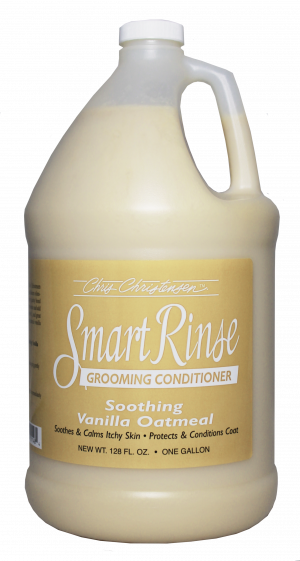 CHRIS CHRISTENSEN Smart Rinse Vanilla Oatmeal Grooming Conditioner - kondicionieris suņiem un kaķiem 3,78L