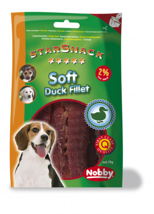 Nobby StarSnack Soft Duck Fillet - gardumi suņiem 70g