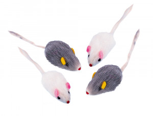 NOBBY Plush Mouse Short Hair - rotaļlieta kaķiem
