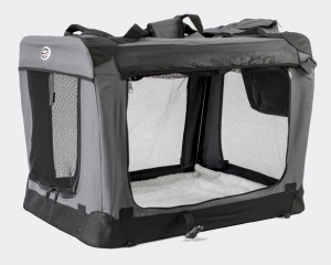 Innopet Carrier All in One - auduma transportēšanas būris, pelēks 50 x 35 x 35 cm