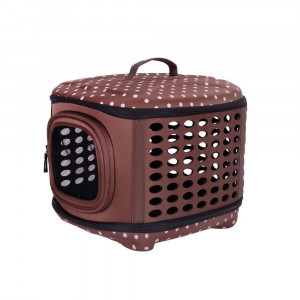 Innopet Collapsible Traveling Hand Carrier Brown - transportēšanas soma dzīvniekiem 46 x 36 x 30 cm