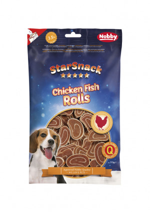 Nobby StarSnack Chicken Fish Rolls - gardumi suņiem 113g