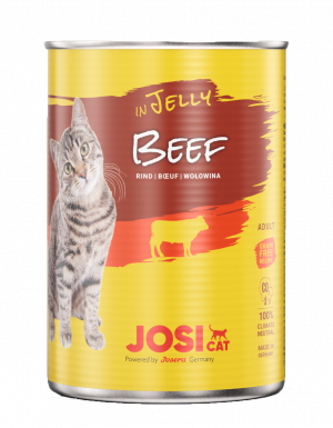 JOSERA JosiCat Beef In Jelly - konservi kaķiem 12 x 400g