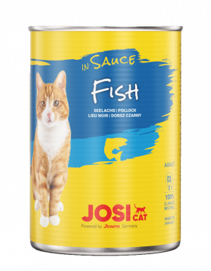 JOSERA JosiCat Fish In Sauce - konservi kaķiem 12 x 415g