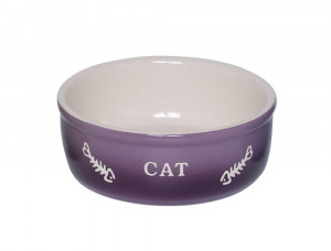 NOBBY "GRADIENT" - keramikas bļoda kaķiem, violeta