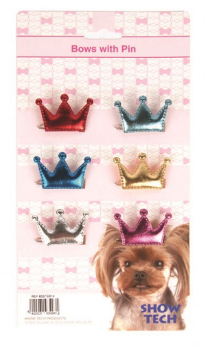 Show Tech Royal Bows with Clip 6 pcs Bows - bantītes 6 gab.