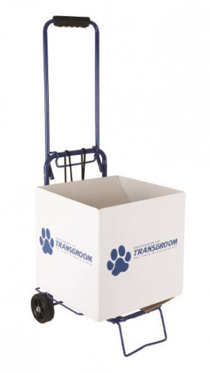 Show Tech Folding Parcel Trolley Blue 38 x 34,5 x 90cm - pārvadāšanas rati