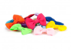 Show Tech Multicolor Bows with Elastic 50 pcs Bow - bantītes 50 gab.