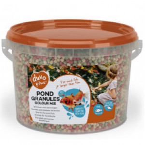 Duvo+ Pond Granules Colour Mix - barība dīķu zivīm 3L