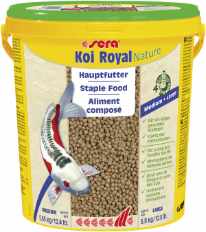 SERA Koi Royal Nature MINI - barība Koi zivīm 3,8L