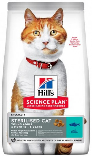 HILLS SP Hill's Science Plan YOUNG ADULT STERILISED CAT ar tunci 300g