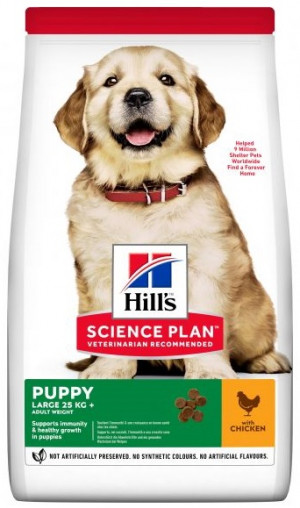HILLS SP Hill's Science Plan™ LARGE BREED PUPPY ar vistu 14,5kg