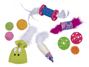 NOBBY Starter Set Toys - rotaļlietu komplekts kaķēniem