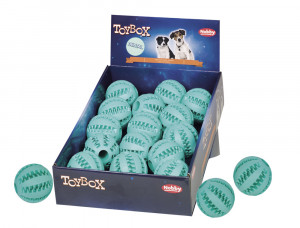 NOBBY Rubber ball "DENTAL LINE" - rotaļlieta suņiem