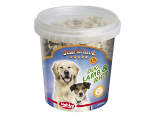 Nobby StarSnack Duo Bones "Lamb & Rice" - gardumi suņiem 500g