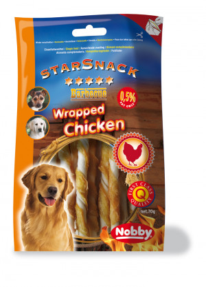 Nobby StarSnack BBQ Wrapped Chicken 70g