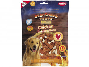 Nobby StarSnack BBQ Chicken Calcium Bone - gardumi suņiem 900g