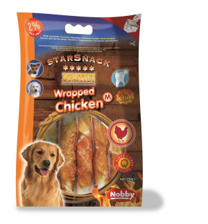 Nobby StarSnack Wrapped Chicken M - gardumi suņiem 150g