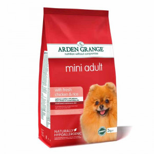 ARDEN GRANGE Mini Adult Dog with Fresh Chicken & Rice - sausā barība suņiem 6kg