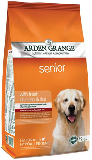 ARDEN GRANGE Senior Dog with Fresh Chicken & Rice 12kg
