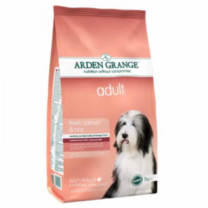 ARDEN GRANGE Adult Dog with Fresh Salmon & Rice - sausā barība suņiem 12kg