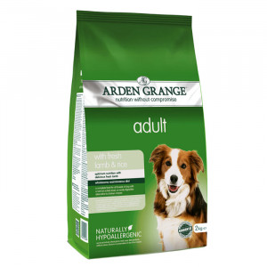 ARDEN GRANGE Adult Dog with Fresh Lamb & Rice - sausā barība suņiem 12kg