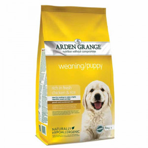 ARDEN GRANGE Weaning / Puppy – rich in fresh chicken & rice - sausā barība kucēniem 6kg