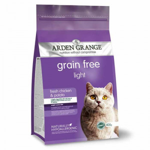 ARDEN GRANGE Light Cat Grain Free with Fresh Chicken & Potato 8kg