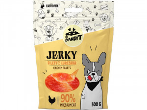 MR.BANDIT Jerky Chicken Fillets - gardumi suņiem 500g