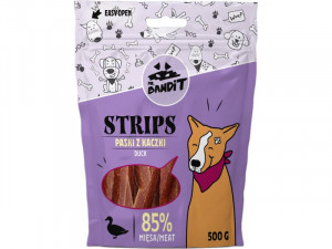 MR.BANDIT Strips Duck - gardumi suņiem 500g