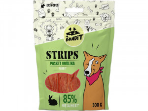 MR.BANDIT Strips Rabbit - gardumi suņiem 500g