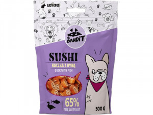 MR.BANDIT Sushi Duck & Fish - gardumi suņiem 500g