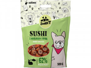 MR.BANDIT Sushi Rabbit & Fish - gardumi suņiem 500g