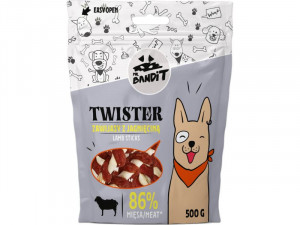 MR.BANDIT Twister Lamb Sticks - gardumi suņiem 500g