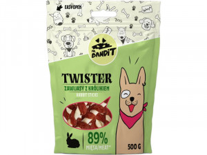 MR.BANDIT Twister Rabbit Sticks - gardumi suņiem 500g