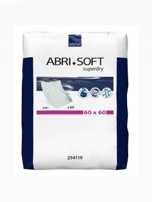 Absorbējoši vienreizēji paladziņi Abri-soft Superdry 60x60cm 60gb