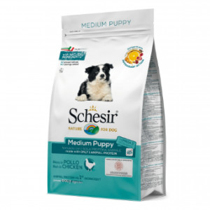 Schesir Dog Medium Puppy 3kg Cena norādīta par 1 gb. un ir spēkā pasūtot 2 gb.