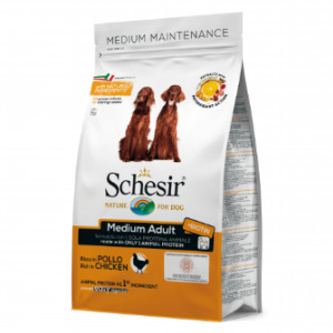 Schesir Dog Medium Adult Chicken  3kg Cena norādīta par 1 gb. un ir spēkā pasūtot 2 gb.