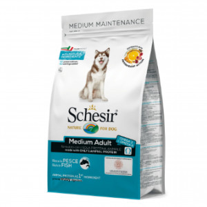Schesir Dog Medium Adult Fish  3kg Cena norādīta par 1 gb. un ir spēkā pasūtot 2 gb.