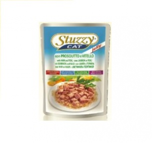 Stuzzy Cat Ham&Veal 6 x 100g