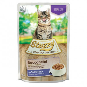 Stuzzy Cat Sterilized Turkey 6 x 85g