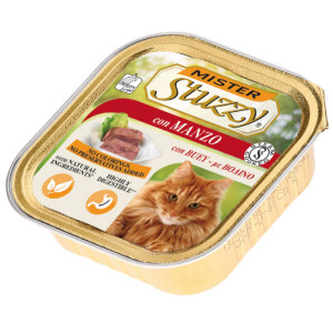 Mister Stuzzy Cat with Beef 6 x 100g