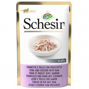 Schesir Tuna, Chicken and Ham 6 x 85g