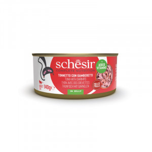 Schesir TUNCIS UN GARNELES 6 x 140g
