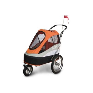 Innopet Sporty Dog Trailer Orange/Grey ratiņi